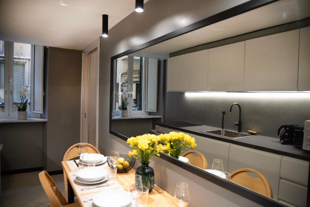 Cucina e angolo pranzo