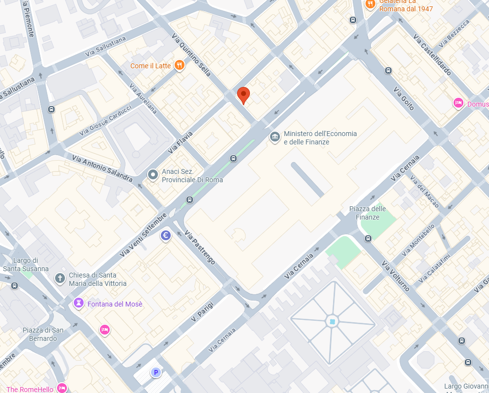 Mappa con la posizione di House Domusella su Via Quintino Sella